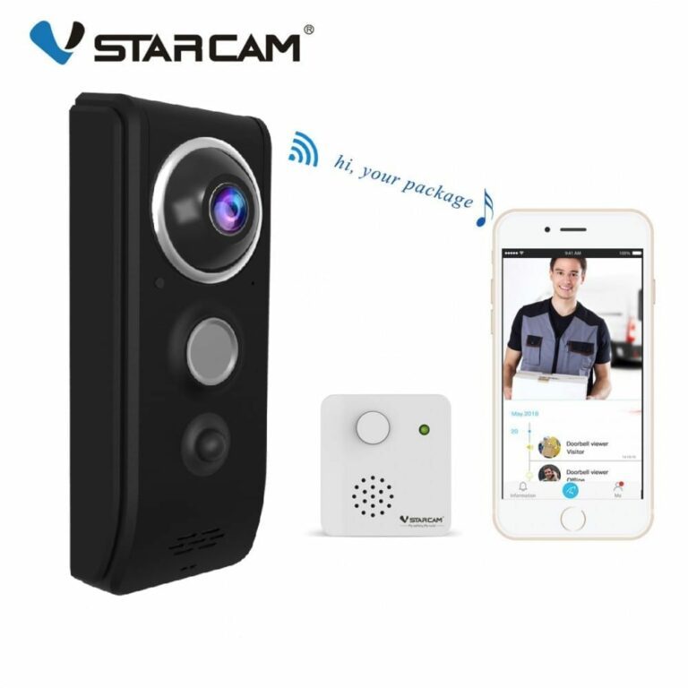 V3 Smart WIFI 2-veis samtale, Video dørklokke