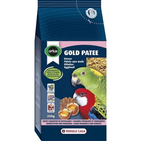 Orlux eggfôr par./pap. gold pate 250gr