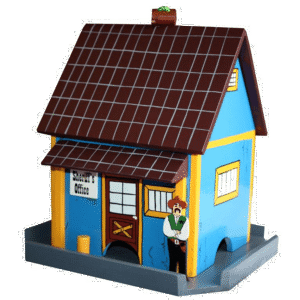 Fuglemater Sheriff Office Glendale 26x23x28cm