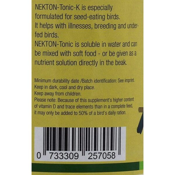 Nekton Tonic K for frøspisende fugler 200 gram